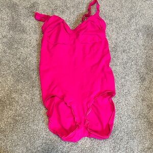 SKIMS Vibrant Pink Shapewear Bodysuit
